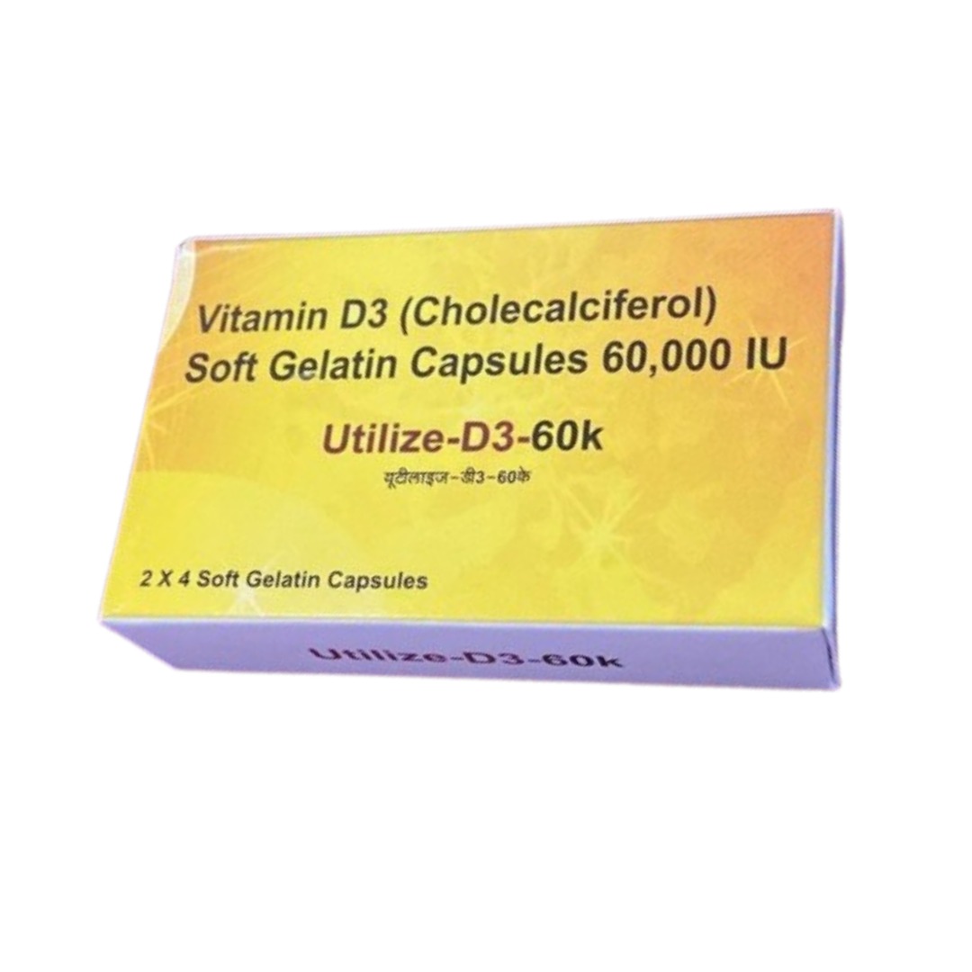 Utilize D3 60k Soft Gelatin Capsule